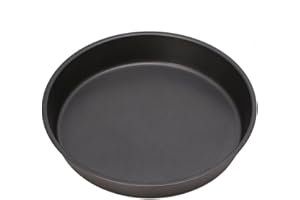New Round Deep Dish Pizza Pan Non-stick Pie Tray Baking Kitchen Tool 24cm Steel