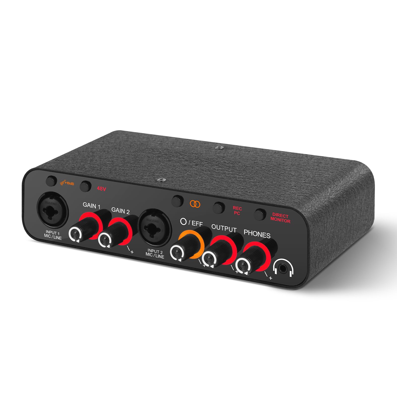 XTUGA USB Audio Interface for PC, Mac, Recording and Streaming 32 bit/384 KHz with Dual XLR Inputs Q26
