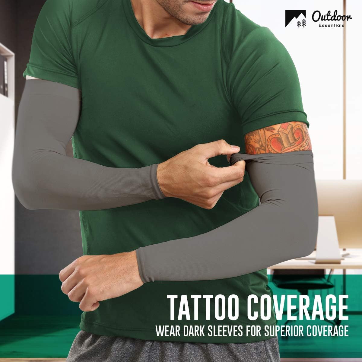 UV Sun Protection Arm Sleeves - Cooling Compression Sleeves for Men & Women - UPF 50 Arm Cover/Shield for Basketball, Running, Cycling, Golf, Volleyball, Baseball, Football & Other Outdoor Sports : Clothing