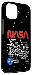iPhone 13 NASA Space Shuttle Schematic Logo Case