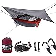 Easthills Outdoors Jungle Explorer 118" x 79" Double Camping Hammock Lightweight Ripstop Parachute Nylon 2 Person Hammocks wi