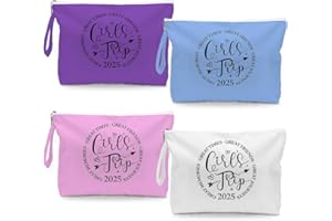 Fokongna 4PCS Girls Trip Gifts Wet Bag Wet Dry Bag Beach Bag Favors for Swimsuit Toiletry Bag Travel Essentials For Women, Beach Travel Gym Wet Dry Bag for Swimsuit Dirty Diaper Bag