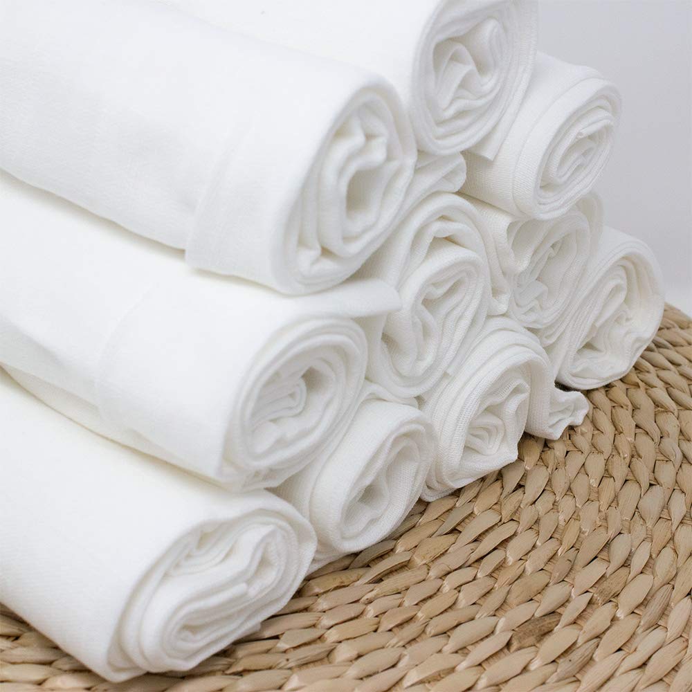 washable at 60°C 70 cm x 70 cm Ideal as Baby Shower Gift Burp Cloth 100