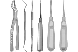 DEXSUR Basic Dental Extraction Exodontia Kit of 6 pcs