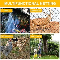 Bird Netting 25'x50' with 2.4" Square Mesh Garden