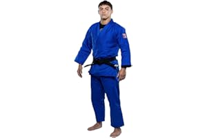 FUJI Euro Competition Judo Gi for Men and Women (Belt Not Included), Size