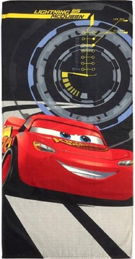 lightning mcqueen bath towel