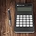 Calculator,Everplus 10 Digit Apple Style Design Calculator Dual Power Calculator Solar Battery LCD Display Office Calculator (Black)