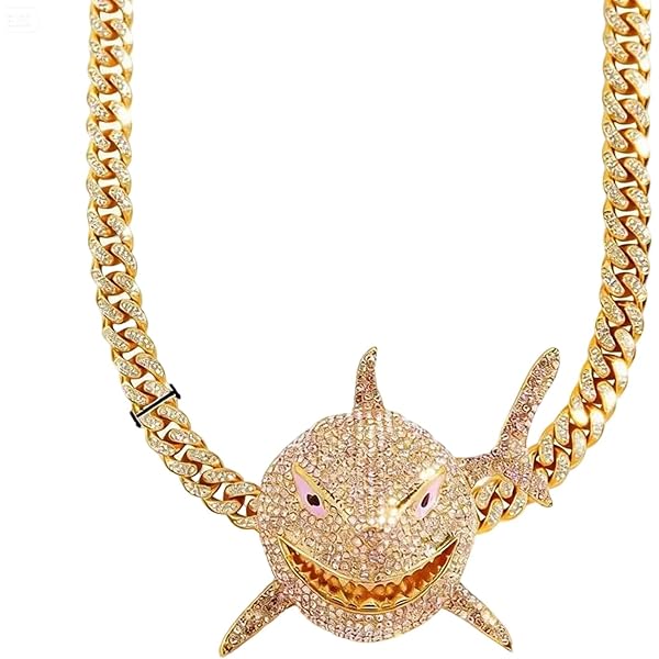 BLINGFACTORY Jigsaw Hip Hop Rapper Style Tekashi69 Pendant & 13mm