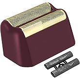 1 Pack Professional 5 Star Series Finale Shaver Replacement Foil and Cutter Bar Assembly Compatible With Wahl Shaver Foil 7031-100, 7043-100 Super Close Shaving Replacement Heads, (Black)