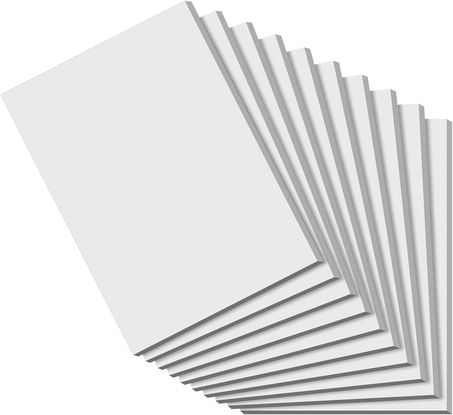 Small Note Pads A6 Pocket Notepad, 10 Pack Server Scratch Pads 4x6, Memo Pads White Paper, 50 Sheets per Blank Note pads 4x6, Small Writing Paper A6 Mini Scratch Pads for Office School Home Supplies