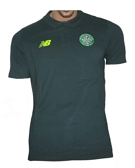 New Balance 2015-2016 Celtic European Training Polo Shirt (Green)