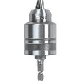 Makita 763198-1 Keyless Chuck , Grey | Also Fits 6950DW &amp; 6980FD | Accepts Round &amp; Hex Shank Bits | Quick Bit Changes | 3/8-In Capacity