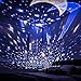 Petcaree Constellation Rotating Star Projector Lamp with 4 Colours and 360 Degree Moon Star Projection