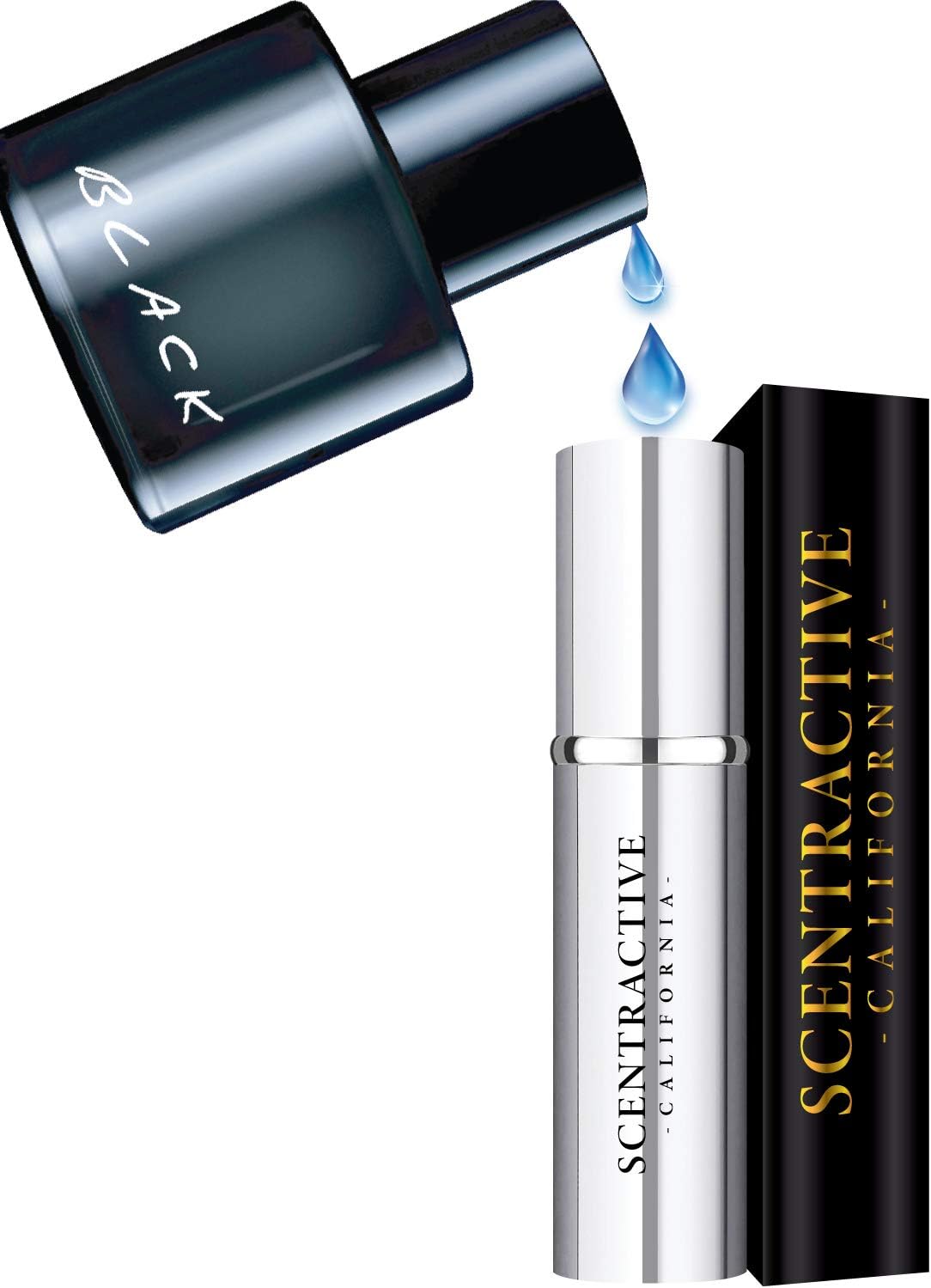 Scentractive 5 ml Atomizer For Men (K Cole Black)