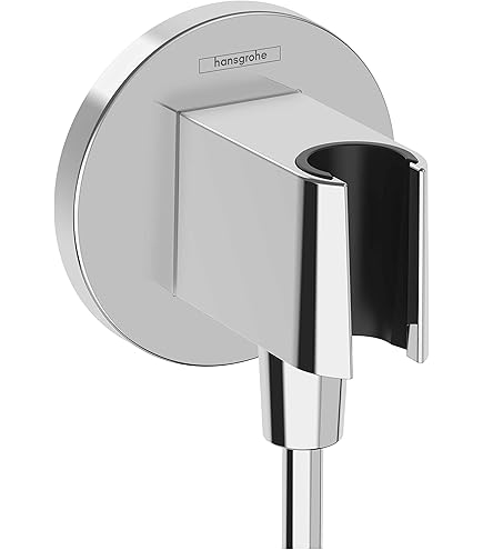 hansgrohe FixFit Q Wall outlet with shower holder, chrome