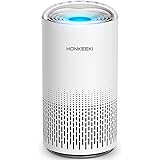 HEPA Air Purifier, True Air Cleaner Filter Smart Control with Air Quality Auto Sensor Night Light, 5-in-1 Dust Quiet Cleaner 