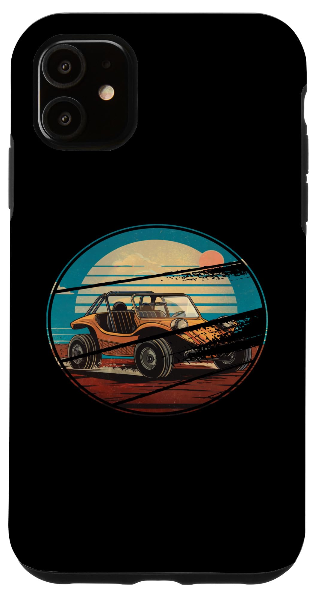 iPhone 11 Beach Car Beach Buggy - Retro Dune Buggy Sand Rail Case