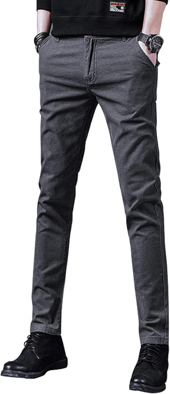 Amazon Feida チノパン メンズ ストレッチ ストレッチパンツ フィット 細身 美脚シルエット 無地 ロングパンツ 通販