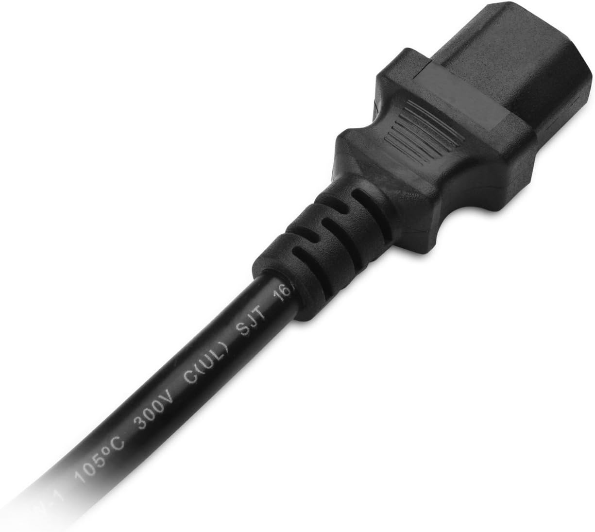Cable Matters 2-Pack 16 AWG Heavy Duty 3 Prong Computer Monitor Power Cord in 10 Feet (NEMA 5-15P to IEC C13): Home Audio & Theater