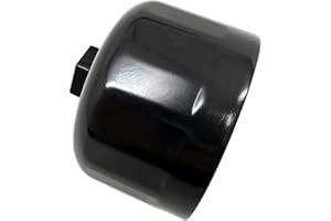 Shonee 86.6mm 16 Flutes Oil Filter Wrench for BMW and VOLVO With 86mm 16 Flutes Cartridge Style Oil Filter Housing Caps, Oil Filter Removal Tool For Changing Oil (Black)