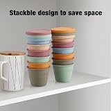 PandaEar 12 Pack Silicone Baby Food Storage Containers 4 oz with Lids view 6