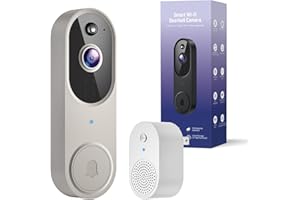 Occuwave 1080P Video Doorbell Camera Wireless with Chime Ringer, Cloud Storage, Live Image, 2-Way Audio, Night Vision, 2.4Ghz