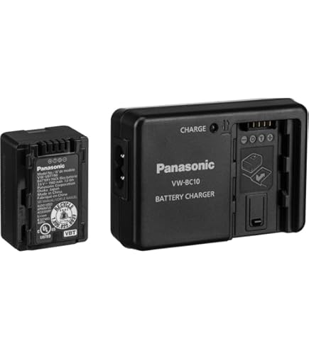 Amazon.com : Panasonic Power Pack for Consumer Camcorder, Black