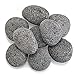 American Fireglass 10 Lbs Grey Tumbled Lava Stones for Fire Pit or Fireplace
