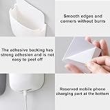 Onezebra Remote Control Holder 3 Pack Self Adhesive Wall Storage White Pink Blue view 3