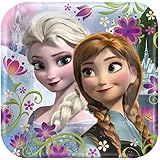 1 X Disney Frozen Party Lunch/Dinner Plates - 24 Guests