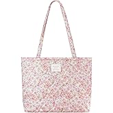Sunwel Fashion Top Zipper Floral Quilted Bag Small Tote Bag for Women