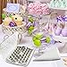 BakeLux Cake Decorating Tips Set - 56 Piece Professional Kit With Reusable Cotton Pastry Bag For Icing Piping, 2 Flower Nails, Coupler, Storage Box, Duyas Reposteria, Baking Tools Supplies