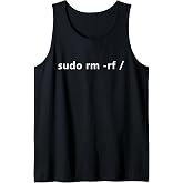 Linux sudo rm -rf / programmer Linux Tank Top