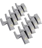 10 Luces LED Con Sensor Para Bisagras De Armario - Blanco Frío, Activación Al Abrir, Para Cocina, Baño, Dormitorio