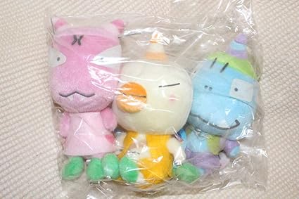 ｎｈｋ アニメ おじゃる丸 子鬼トリオ ぬいぐるみ 人形 3種類 アオベエ キスケ アカネ アニメ 萌えグッズ 通販 Amazon