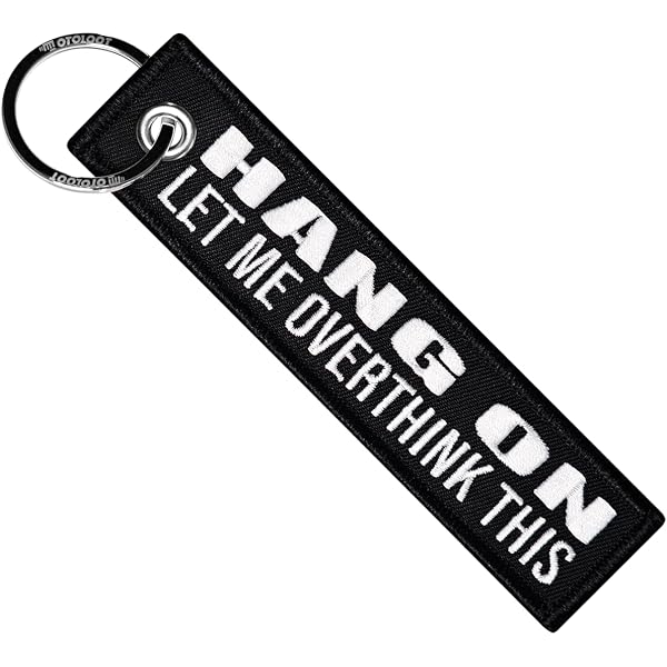 PrimeSecrets Embroidered Keychain For Motorcycle & Car Keys - Easy Pull, Scratch Resistant, Double Sided Design - View #2