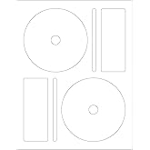 Memorex CD/DVD Label, 2 Per Page (50 Labels / 25 Sheets)