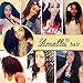 Amella Hair Brazilian Curly Virgin Hair Weave 3 Bundles with 4X4 Lace Closure 8A Brazilian Kinky Curly Hair Weave Bundles Natural Color(12 14 16+10Free Part Closure)