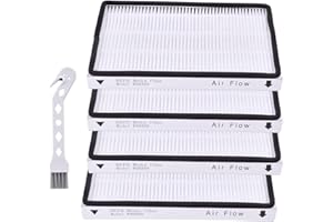 SYXTIDY 4 Pack Vacuum Cleaner HEPA Filter for Sears Kenmore EF-1, Part #86889, 20-86889,20-53295, KC38KCEN1000,Also for Panasonic(Part # MC-V199H)