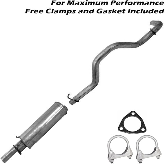 muffler resonator tailpipe exhaust system kit fits 2003