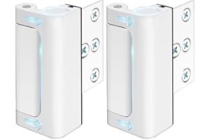 WINONLY Door Lock for Front Door Kids Safety - Home Security Door Reinforcement Locks Child Proof for Doors Latches for Top of Inside Childproof Flip for Night Bedrooms Apartment Add Extra Lock