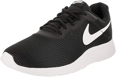 nike tanjun black and white mens
