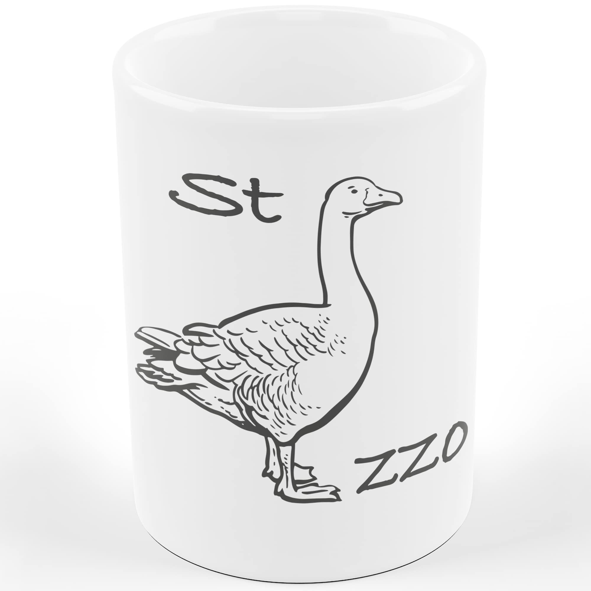 AL PRODUCTION Mug Goose Rebus Coffee Cup