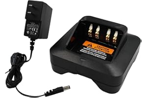 KASLNOUO Rapid Battery Charger for Motorola PMNN4409AR PMNN4491A PMNN4491C PMNN4493A XPR6550 XPR7550 XPR3300e XPR3550 Radio Charger
