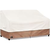 Krismile Outdoor Couch Cover for Patio Furniture - Heavy Duty Waterpoof All-Weather 3-Seater Patio Sofa Cover, 79"x38"x35" (Beige)