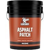 Cold Patch Asphalt Repair for Potholes &amp; Driveways 44lb by Liquid Rubber | Drive-Ready in 48 Hours Ready-to-Use Asphalt Repair, No Mixing, Waterproof, All-Weather Cold Patch for Parking Lots and Roads