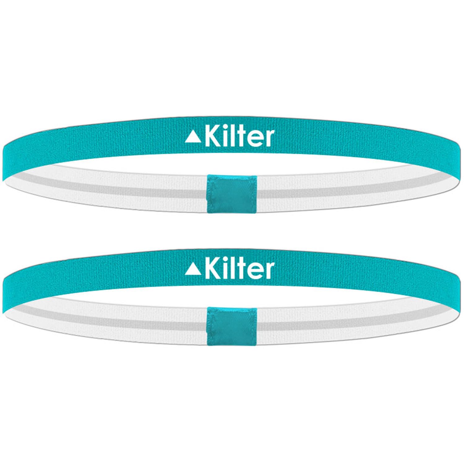 Sport Headbands - 14mm - 2 Pack - Curie Blue