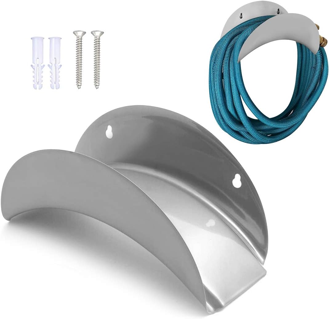 LUEXBOX Water Hose Holder, Hose Holders Organizer for Outside Can Large