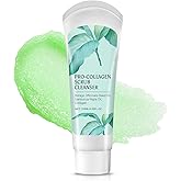 Exfoliating Face Scrub,3 In 1 Collagen Scrub Cleanser With Borago Officinalis Seed Oil,Sambucus Nigra Oil,Facial Cleansing And Exfoliating,Moisturizing And Firming The Skin - 4.05 Fl Oz